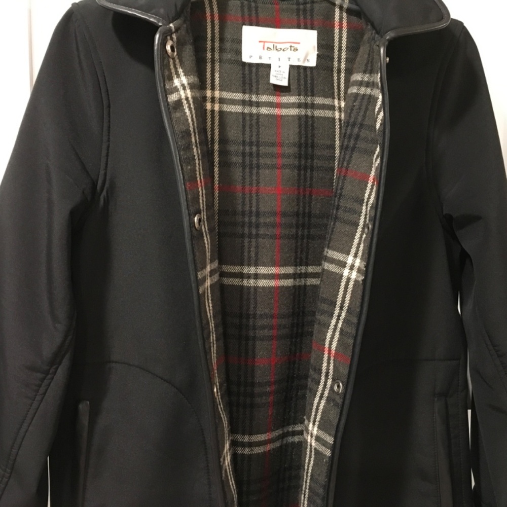 Talbots Petites Black Polyester Winter Jacket Wit… - image 7